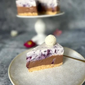 Cheesecake sa dvije vrste čokolade bez pečenja