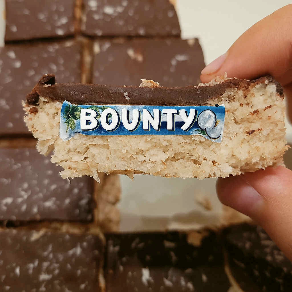 recept za zdrave bounty kocke