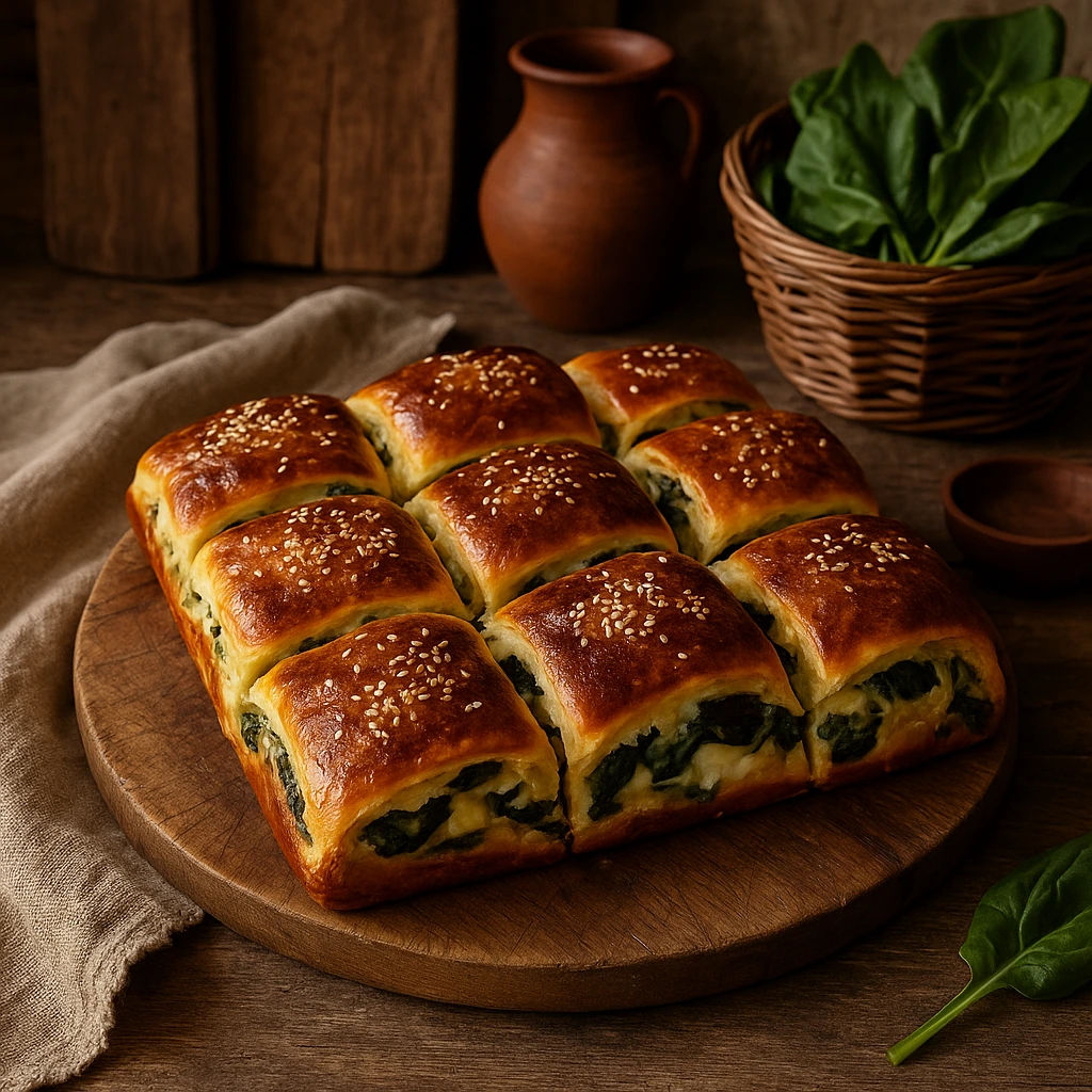 recept za slano pecivo sa špinatom i sirom