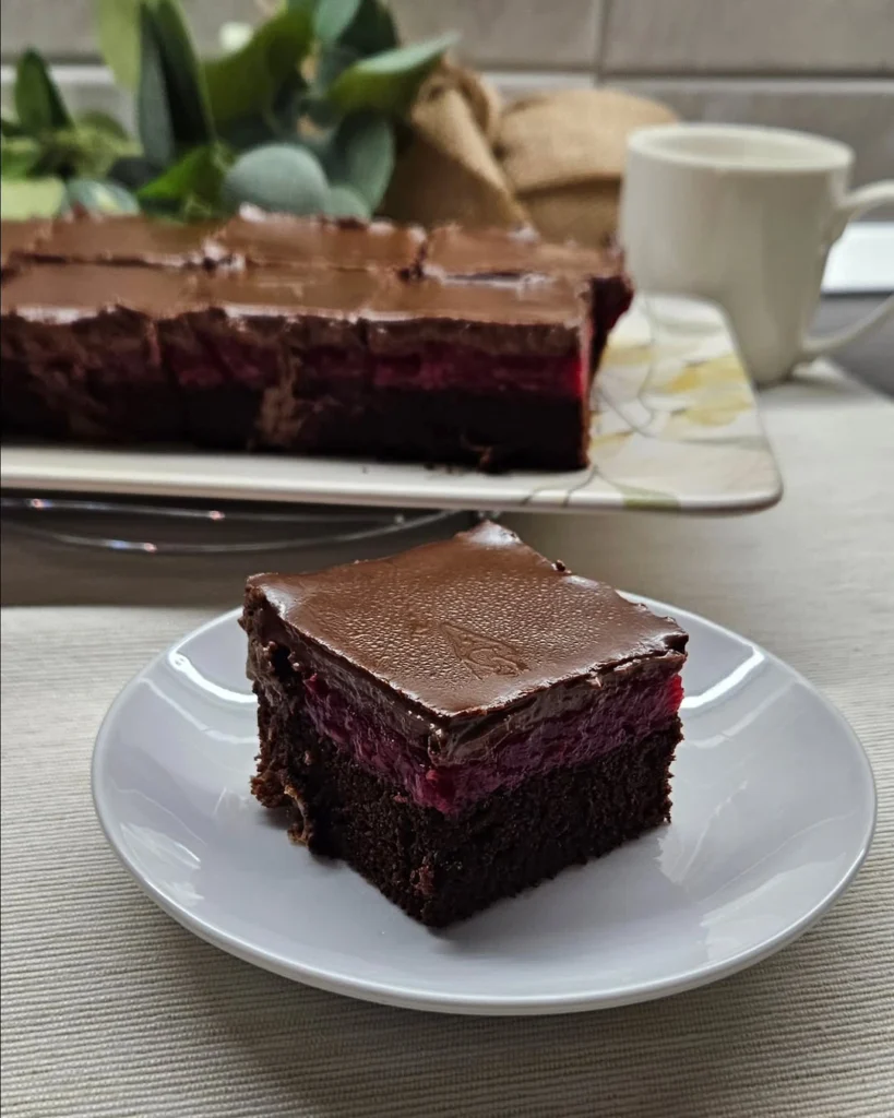 Bečke kocke s malinama recept