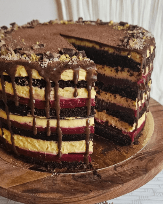 bloody berry torta