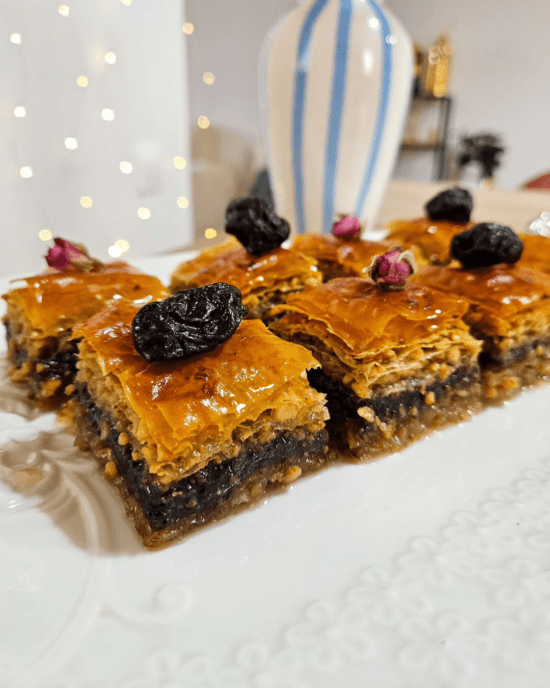 Baklava sa suhim šljivama recept