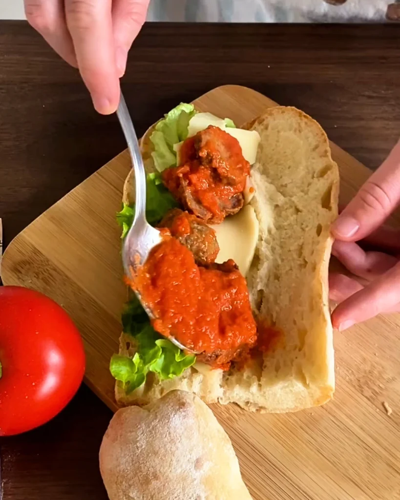 Domaće Baguette kao sendvič