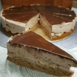 čoko banana cheesecake