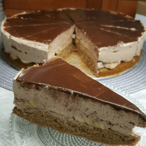 čoko banana cheesecake