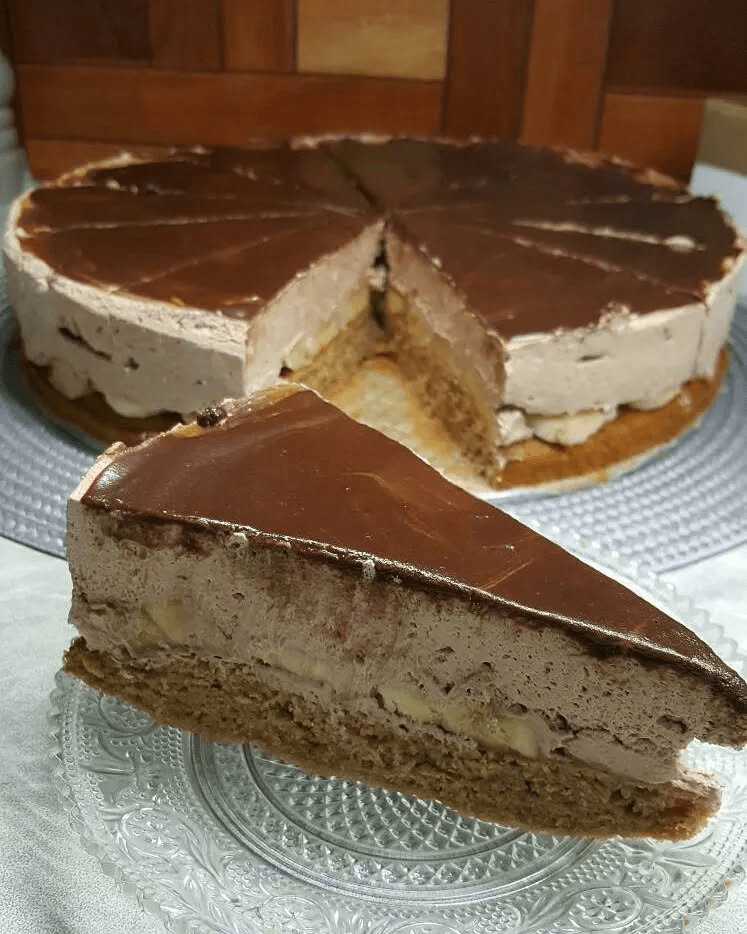 čoko banana cheesecake