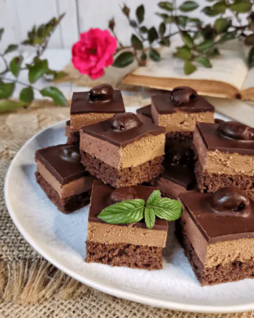 čoko kocke sa višnjama