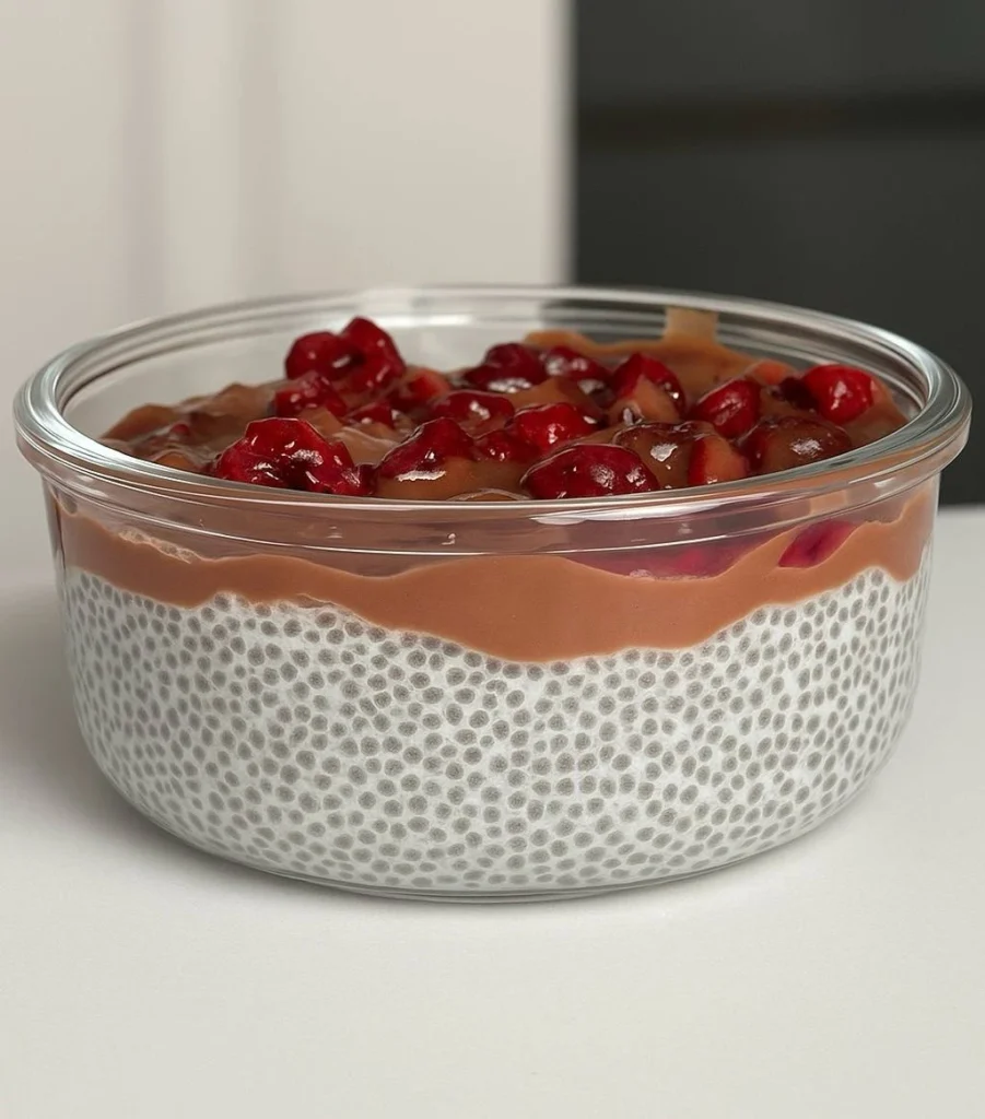 recept za čoko višnja chia puding