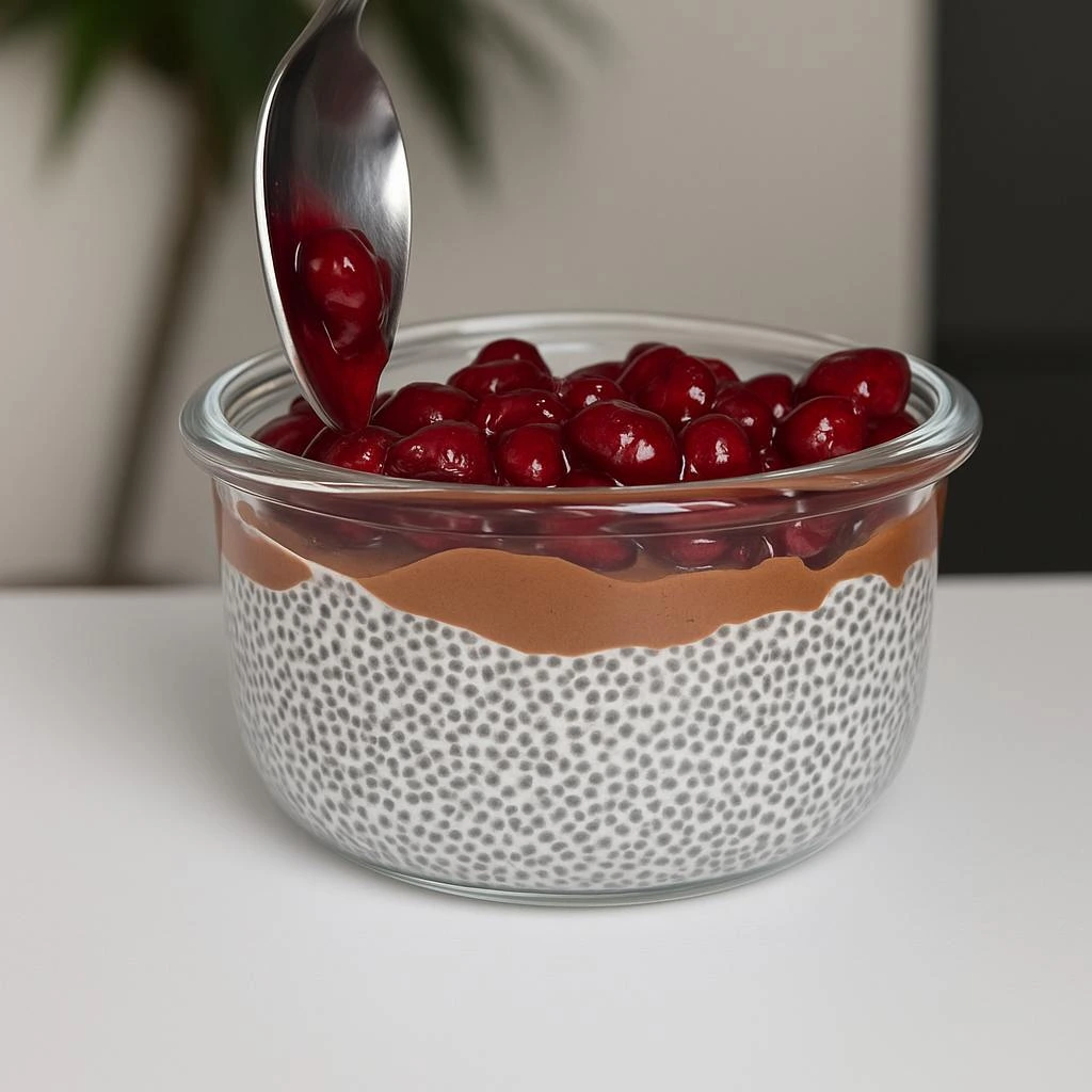 čoko višnja chia puding recept