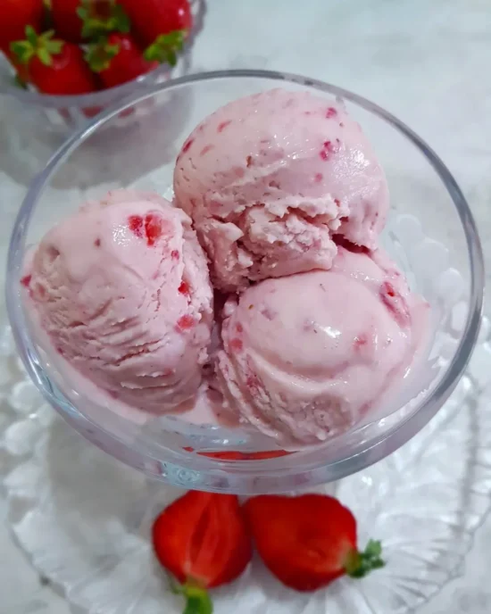 Recept za Domaći sladoled od jagoda