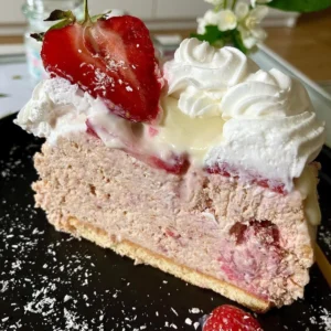 Recept za Plazma-jagoda šnit bez pečenja