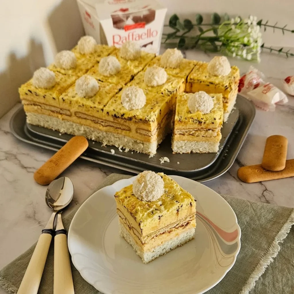 Raffaello plazma kocke recept