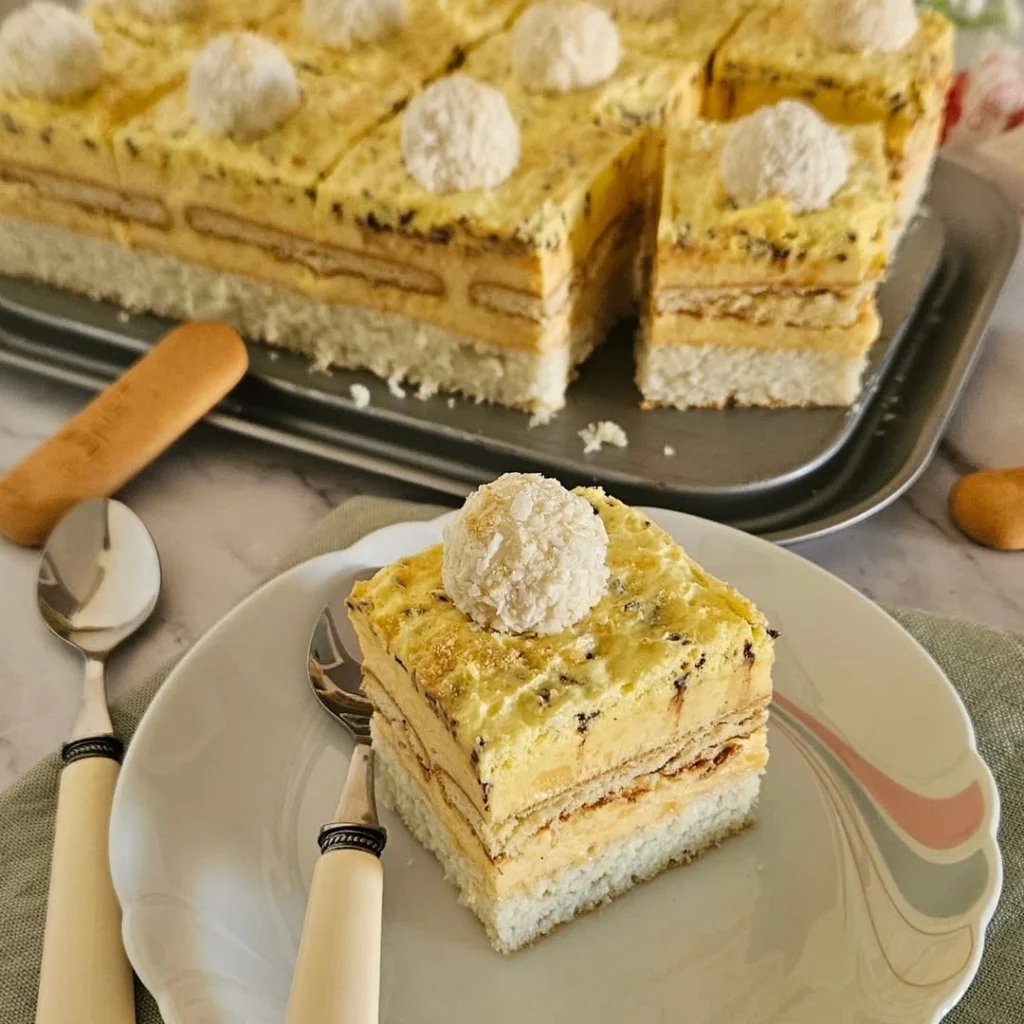 Raffaello plazma kocke recept