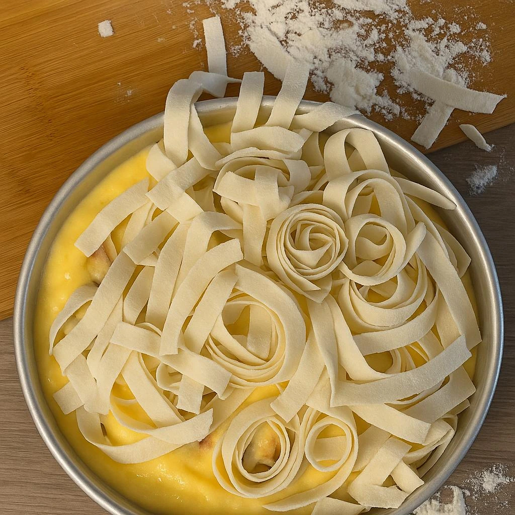 priprema pite s višnjama