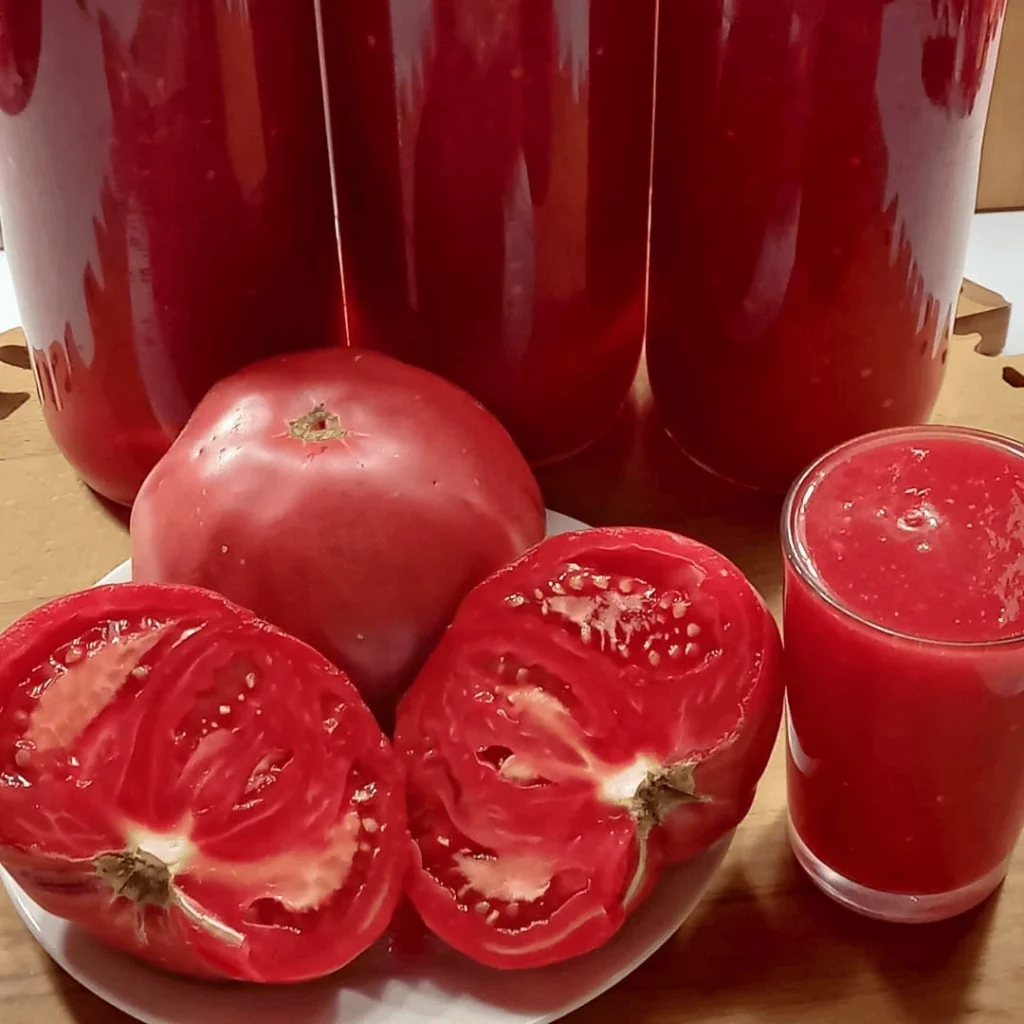 Domaći sok od paradajza u staklenim flašama – recept za zimnicu bez kuhanja