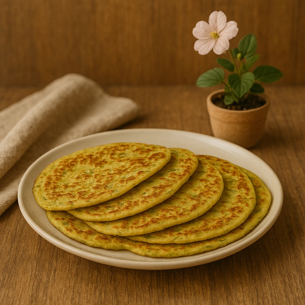 Domaće tortilje od tikvica servirane na bijelom tanjiru u rustikalnom balkanskom ambijentu
