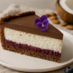 Zdrava Bounty voćna torta s kokosom i šumskim voćem – recept bez pečenja